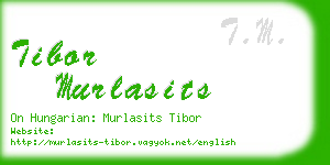 tibor murlasits business card